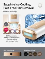 Ulike Laser Hair Removal for Women and Men, Sapphire Air Ice-Cooling Painless IPL Hair Removal for Salon-Level Result at Home, Safe and Long-Lasting Hair Reduction for Body, Face & Bikini - Image 2